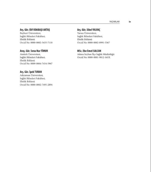 Ebelik Öğrencileri ve Ebeler için Doğum ve Doğum Sonu Dönem