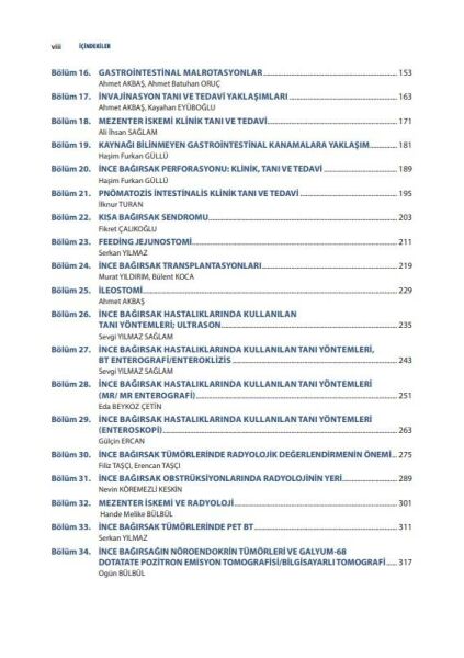 İnce Bağırsak Hastalıkları