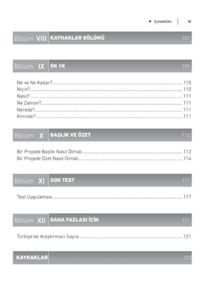Araştırma Projesi Yazma Tüm Bilimler İçin 2.Baskı