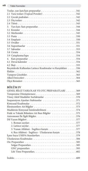 Tıbbi Formüler - İlaç Ansiklopedisi