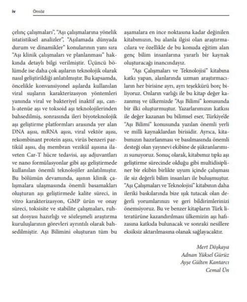 Aşı Çalışmaları ve Teknolojisi