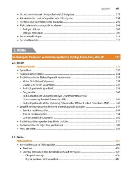 Radikülopati, Pleksopati ve Tuzak Nöropatilerde Klinik – EMG - Görüntüleme