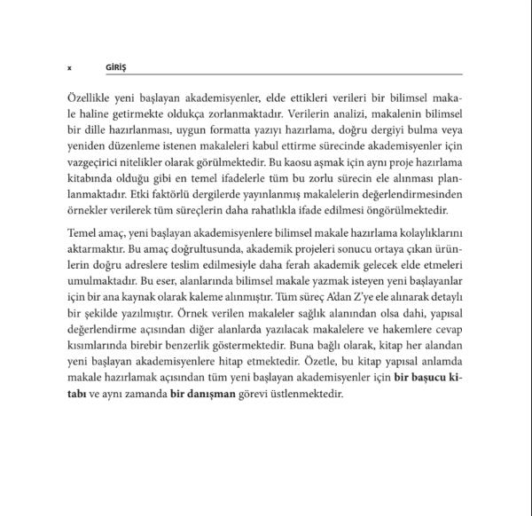 Yeni Başlayanlar için Bilimsel Makale Hazırlama Teknikleri 2. Baskı