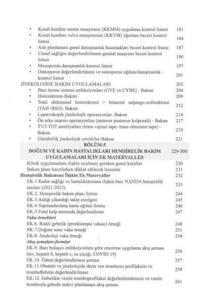 Doğum ve Kadın Hastalıkları Hemşireliği: Bakım-Uygulama Rehberi