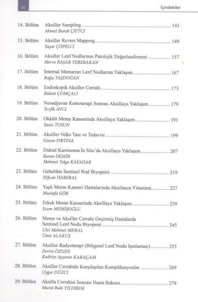 Meme Kanserinde Aksillanın Yönetimi