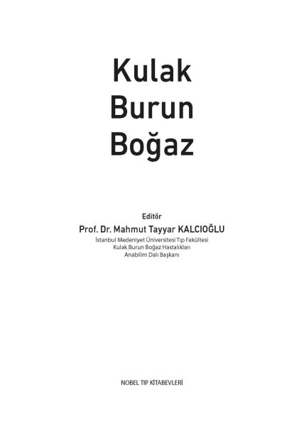 Kulak Burun Boğaz