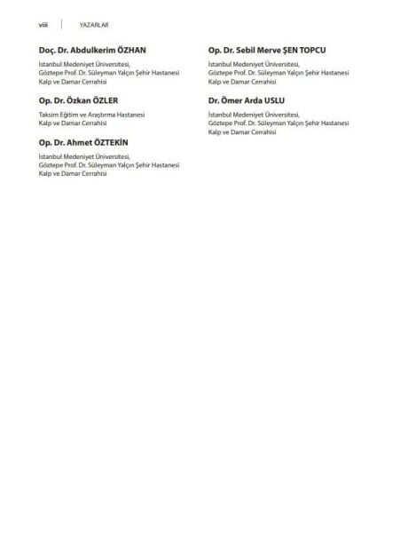 Kalp ve Damar Cerrahisi