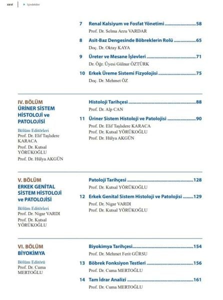 Temelden Kliniğe Ürogenital Sistem