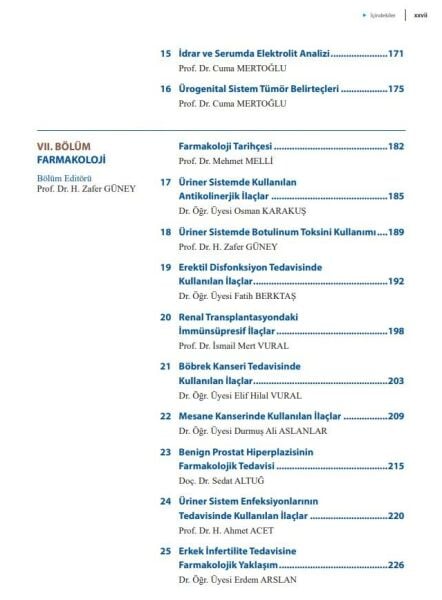 Temelden Kliniğe Ürogenital Sistem