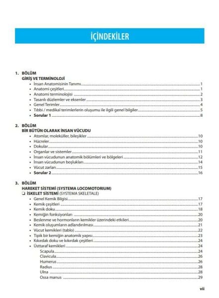 İnsan Anatomisi / Yıldırım ( 12. Baskı )