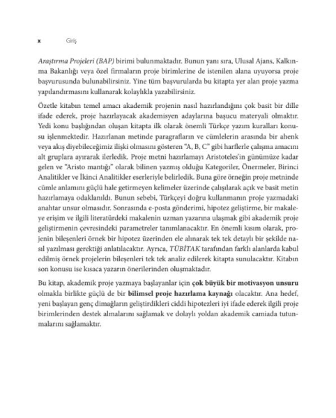 Yeni Başlayanlar için Akademik Proje Hazırlama Teknikleri 2. Baskı