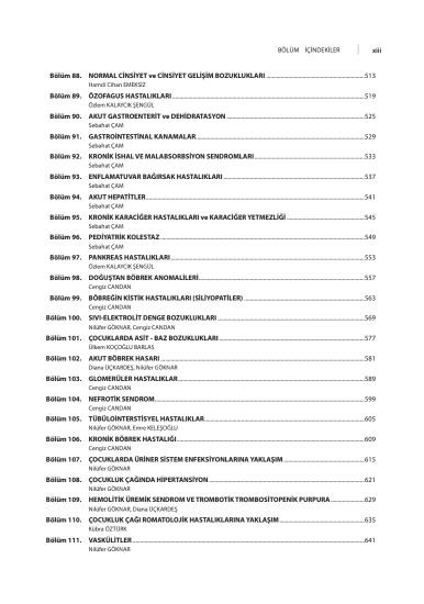 Çocuk Sağlığı ve Hastalıkları