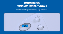 Demirdöküm Hermetik Şofben L 350 F ( 14 lt/dk.) (Baca Seti Dahil)