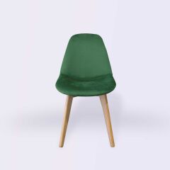 Dallas Ağaç Ayaklı, Yeşil Renk 2li Sandalye SND3029-2YES