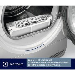 Electrolux Buharlı Kurutma Makinesi 9 Kg - EW8H2966IZ Perfectcare 800 A++ Başgil Ankastre -Inverter