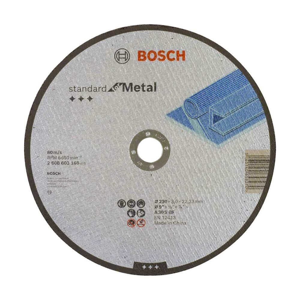 Bosch 230mm Standard Seri Metal İçin Düz Kesme Diski