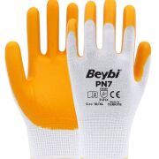 Beybi PN7 Polyester Örme Nitril Eldiven