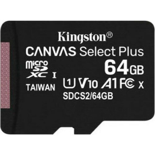Kingston Canvas Select Plus 64GB 100MB/s SDCS2/64GB Micro SD Kart