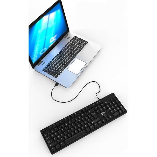 Lenovo Lecoo KB101 USB Kablolu Türkçe Q Klavye Siyah