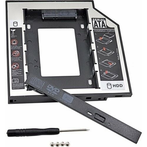 Alfais 4749 Ultra Slim 9.00MM Sata HDD Harddisk SSD Caddy Kızak