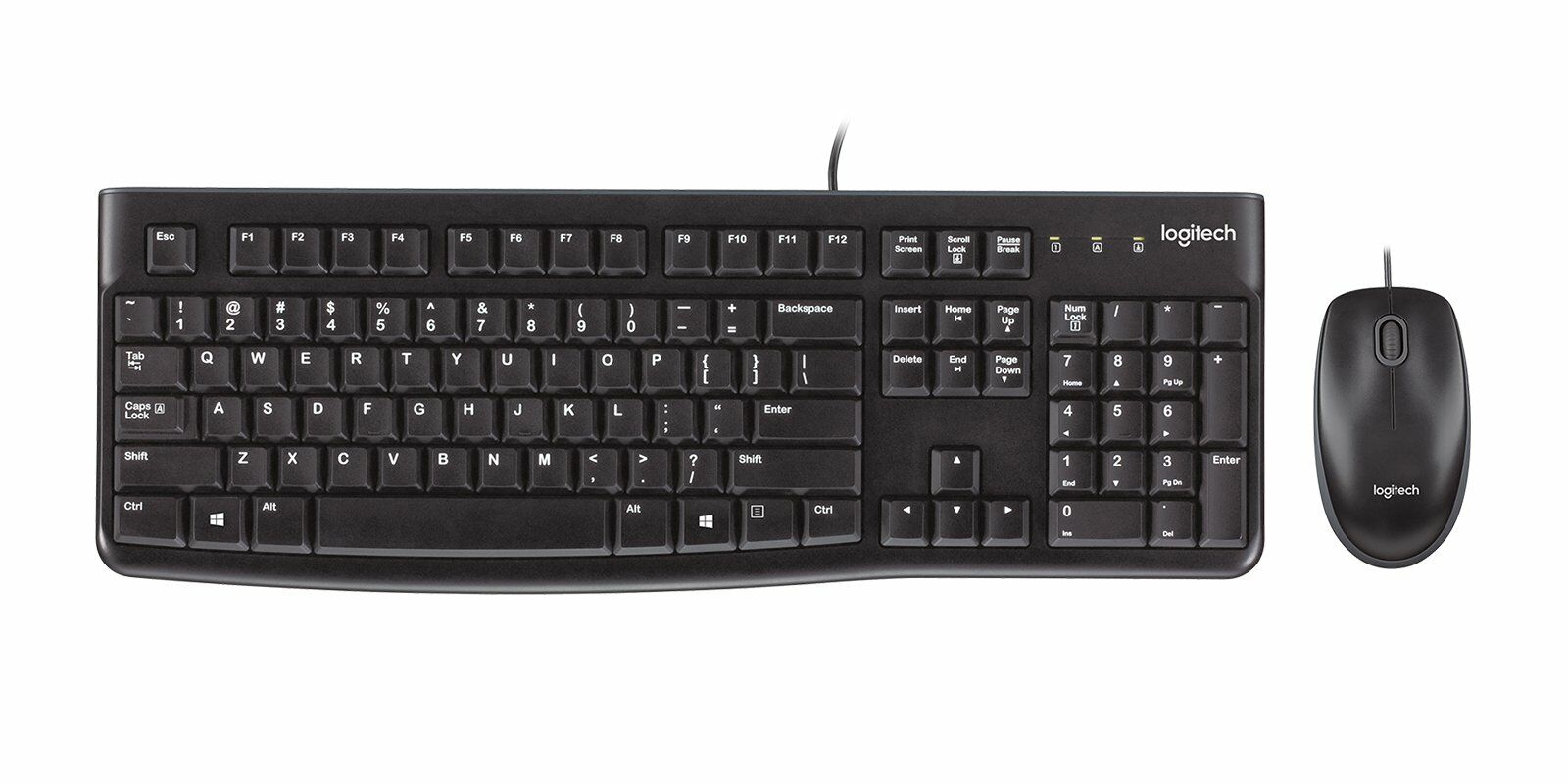 Logitech MK120 USB Kablolu Klavye Mouse Set