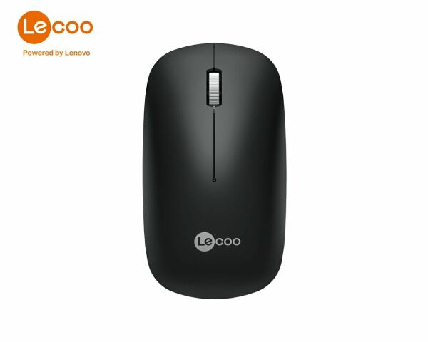 Lenovo Lecoo WS214 Kablosuz 1200dpi Sessiz Optik Mouse Siyah