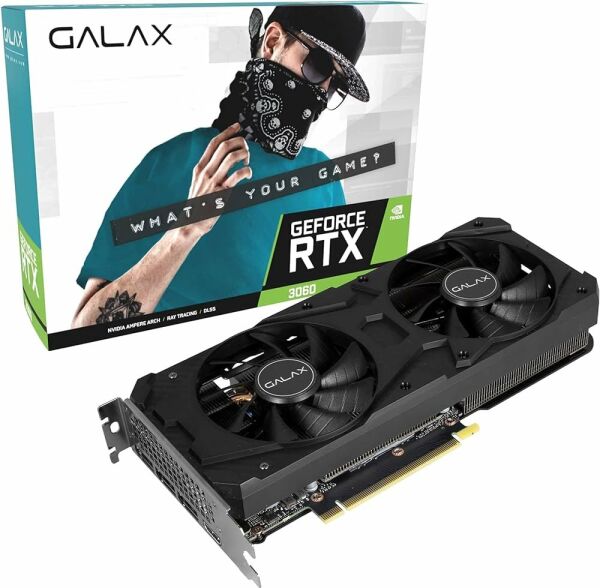 Galax Geforce RTX 3060 1-Click OC 12GB 192Bit GDDR6 Ekran Kartı