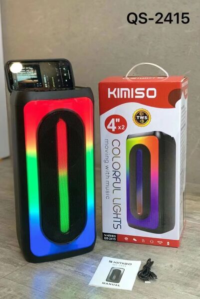 KIMISO QS2415 4.5'' Taşınabilir Şarjlı Bluetooth Hoparlör