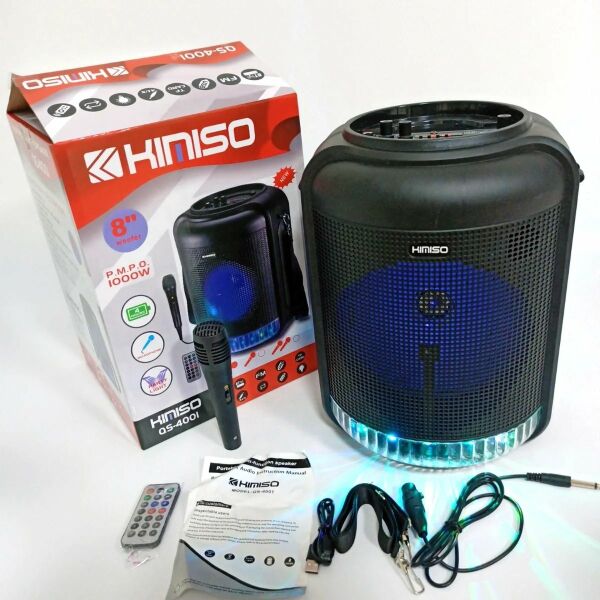 KIMISO QS4001 8'' Taşınılabilir Şarjlı Karaoke Bluetooth Hoparlör