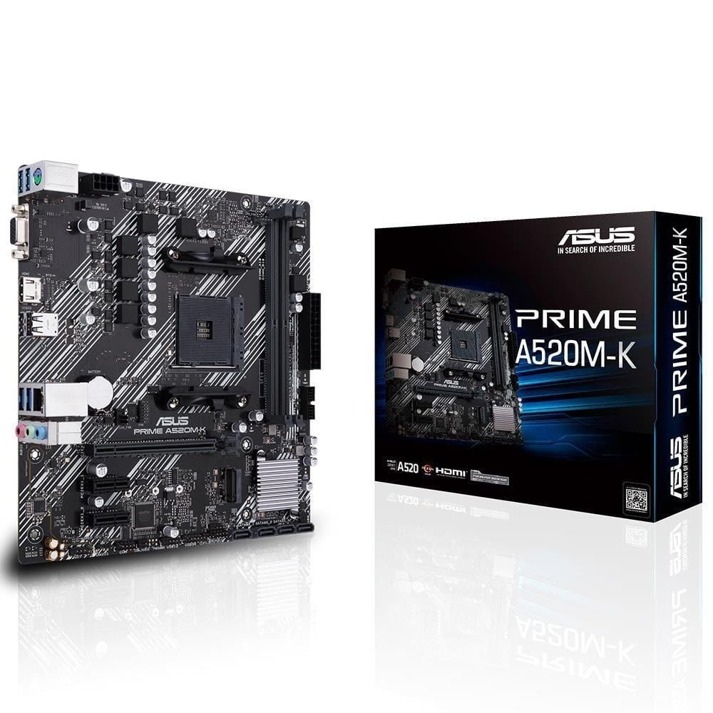 Asus Prime A520M-K 4600MHz(OC) DDR4 AM4 M.2 HDMI VGA mATX Anakart