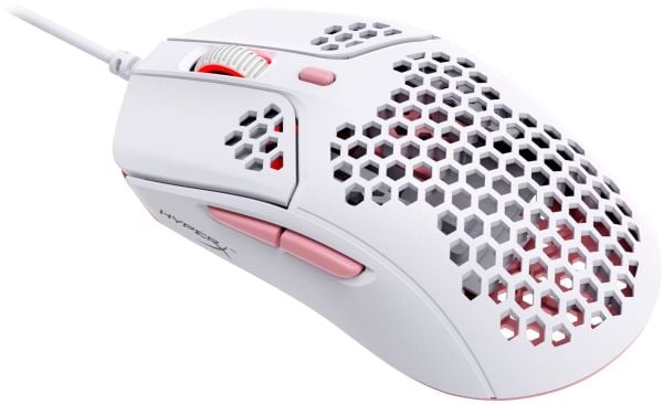 HyperX Pulsefire Haste Ultra Hafif 59G Petek Altıgen 16.000 DPI Beyaz Oyuncu Mouse