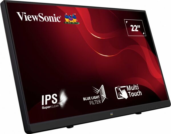 ViewSonic 21.5” TD2230 75Hz 14ms VGA HDMI Display Full HD IPS Dokunmatik Monitör