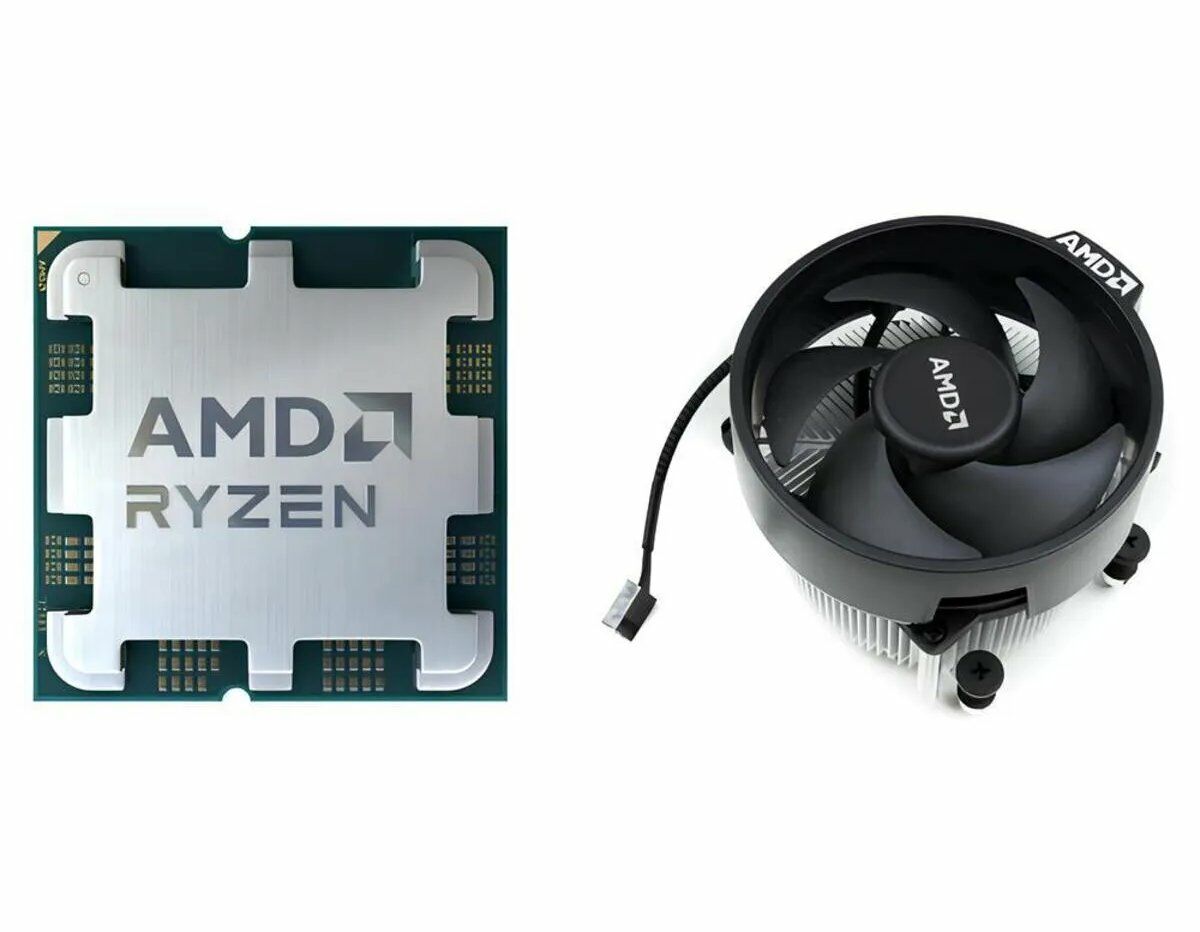 AMD Ryzen 5 7600 3.80GHz 6 Çekirdek 38MB Önbellek Soket AM5 Tray + Fan İşlemci