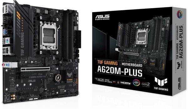 Asus TUF Gaming A620M-PLUS AMD AM5 DDR5 6400MHZ(OC) Anakart