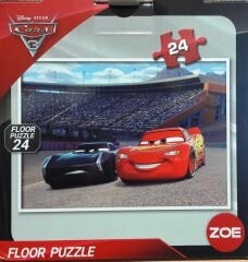 Disney Cars 3 24 - Parça Kutu Puzzle - 68 x 24cm