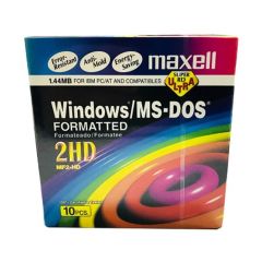 Maxell 3.5'' 1.44 Mb 10 lu Paket MF2HD Floppy Disket