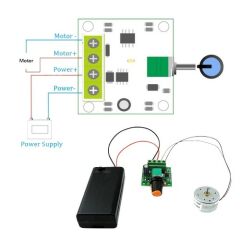 Hız Ayarlı Motor Pervane Elektrik Deney Seti - Öğrenci Elektrik Devresi