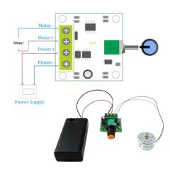 Hız Ayarlı Titreşim Motoru Elektrik Deney Seti - Öğrenci Elektrik Devresi