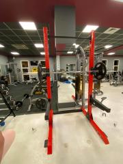 squat bench pullup rack