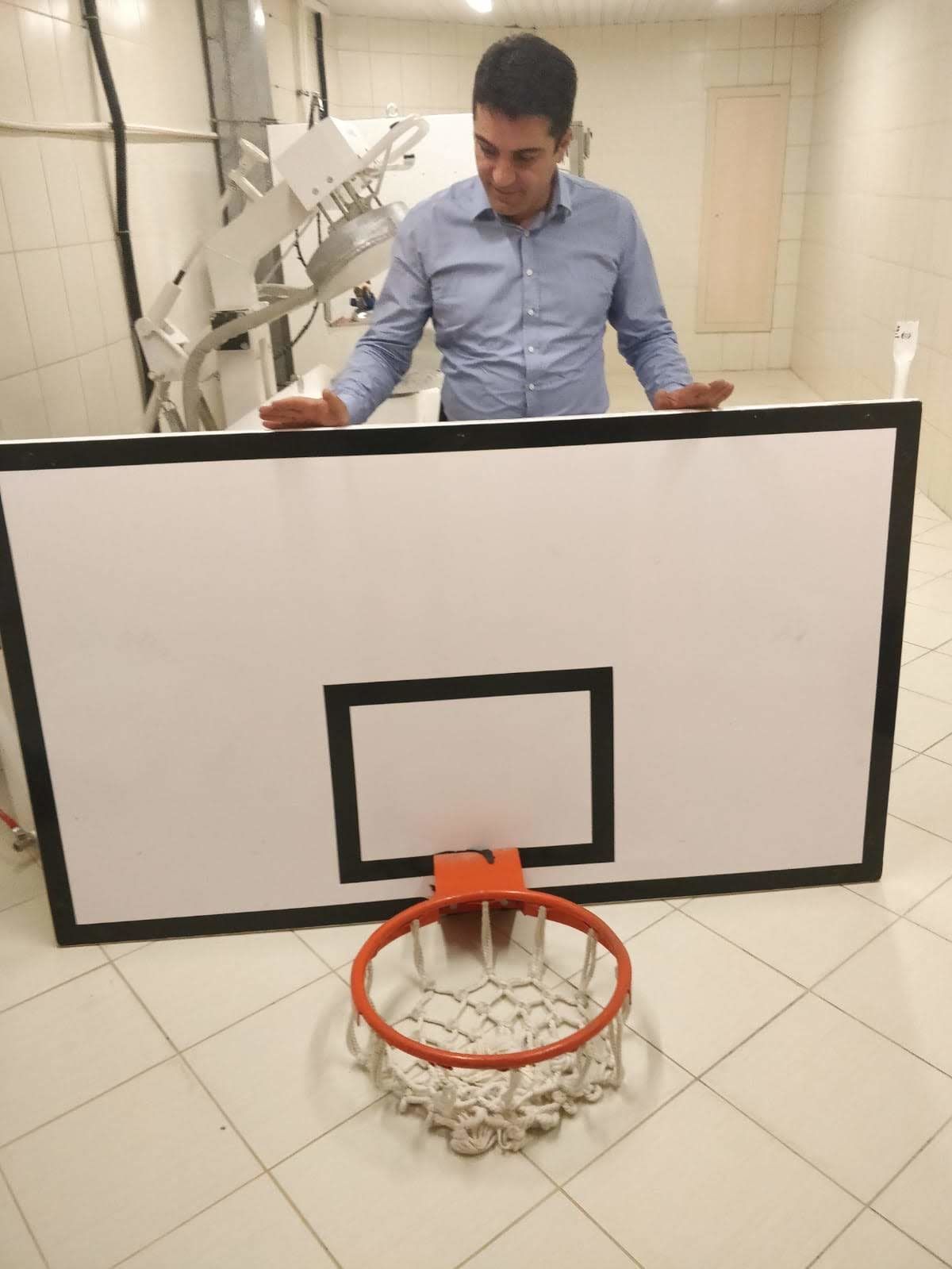 duvara monte sabit basketbol potası basic model dijital panya