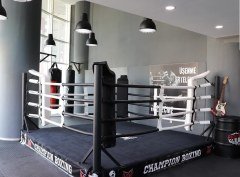 boks ringi 400x400cm 10+cm ile 40 cm arası yerden yükseklikte özel renklerde baskılı logolu