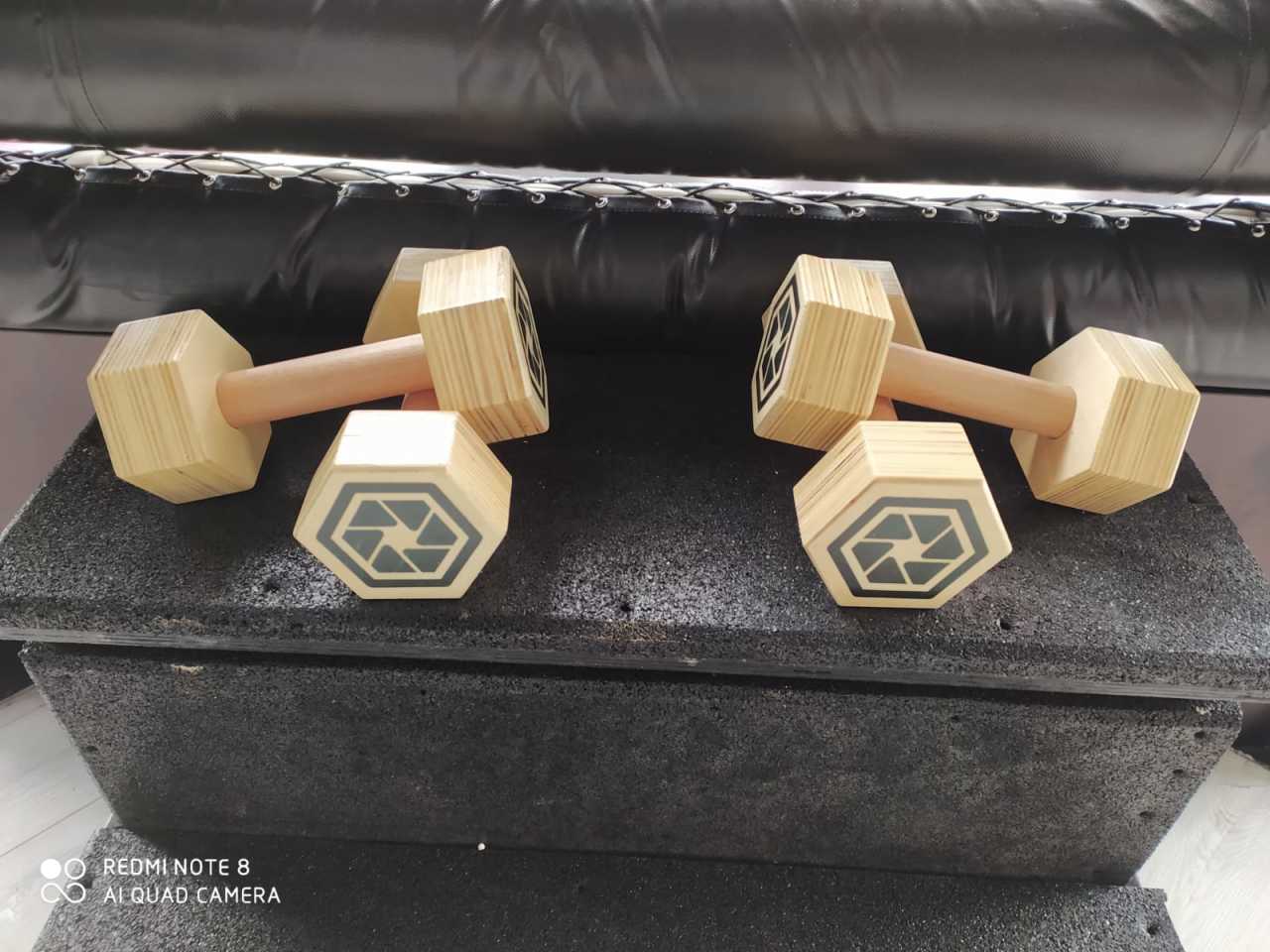 wood dumbell