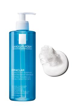 La Roche-Posay Effaclar Jel Temizleme Jeli Yağlı/akneye Eğilim Gösteren Ciltler 400 Ml X 2