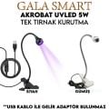 AKROBAT UV LED 5W GÜMÜŞ