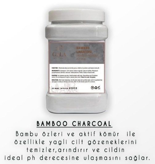 GALA PEEL OFF TOZ JEL MASKE BAMBOO CHARCOAL680 gr