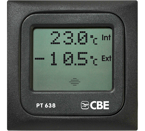 CBE PT638 Dokunmatik Karavan İç Dış Sıcaklık Test Paneli
