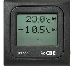 CBE PT638 Dokunmatik Karavan İç Dış Sıcaklık Test Paneli