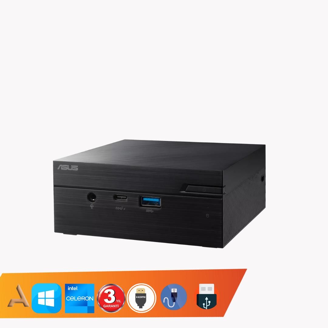 Asus Celeron Dc N4500 16GB 128 SSD  O/B - HDMI - Com Port Mini Pc W10Pro PN41-BBC029MC036