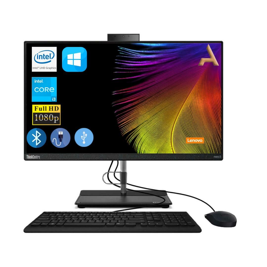 Lenovo Thinkcentre Neo 30A  I3-1215U 8GB 1TB M.2 SSD 12B3001RTX ATL2  21.5'' W11Pro All In One Bilgisayar