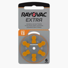 Rayovac Extra 13 Numara İşitme Cihazı Pili (5 Paket x 6 Adet = 30 Adet Pil)